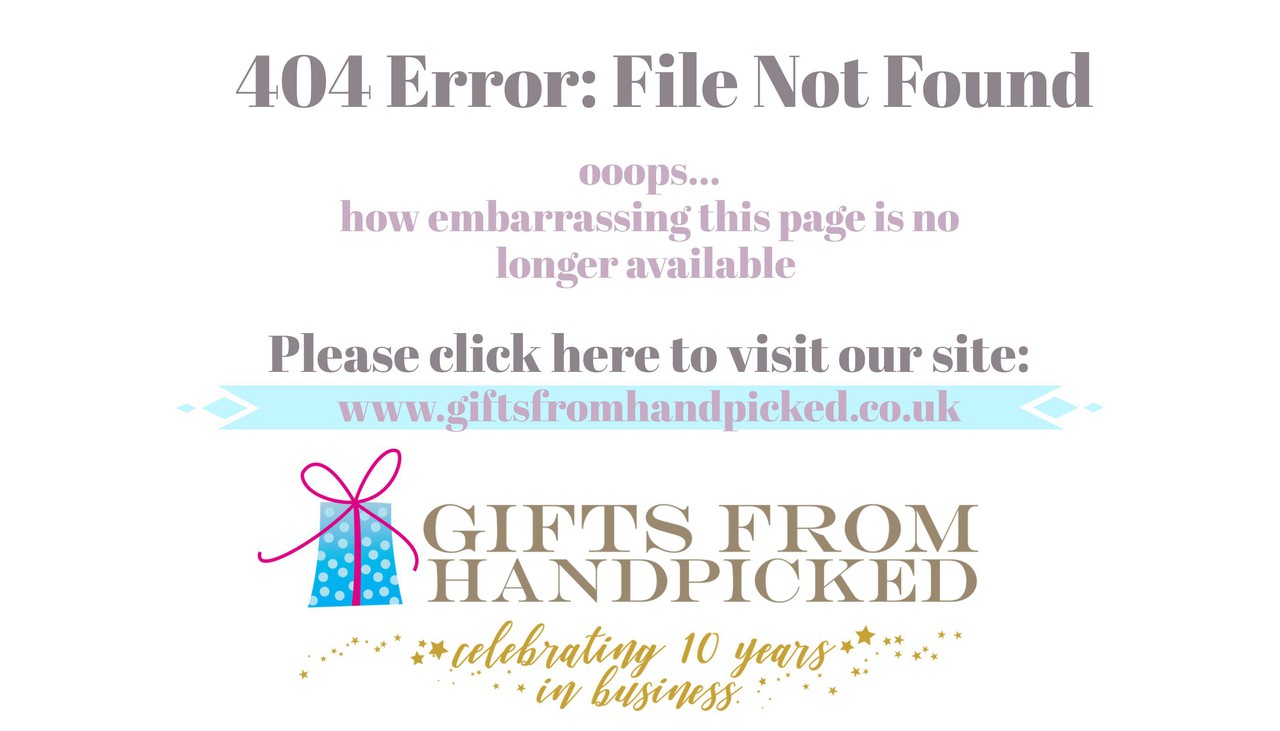 404 error redirecting page for gifts from handpicked